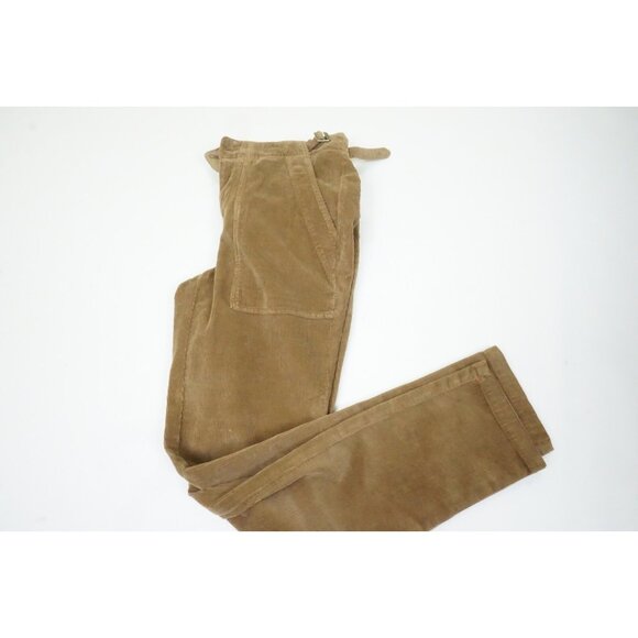 Isaia Sportivo Brown Corduroy Cotton Blend Pants Sz 46R BRAND NEW W TAGS